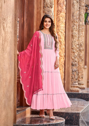 Fancy Wear Kurti With Dupatta Collection