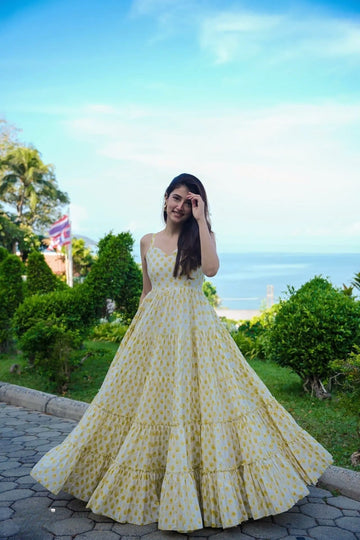 Fancy Digital Printed Gown Collection
