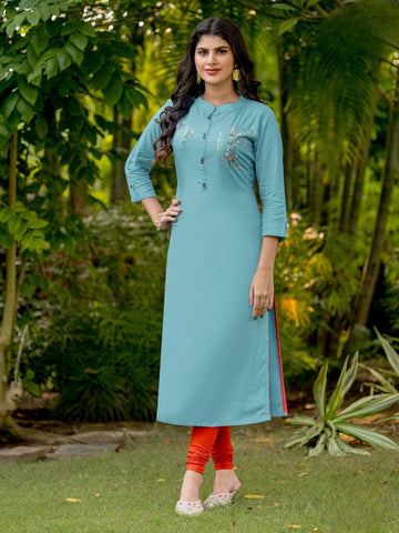 Rayon Fancy Kurti Collection