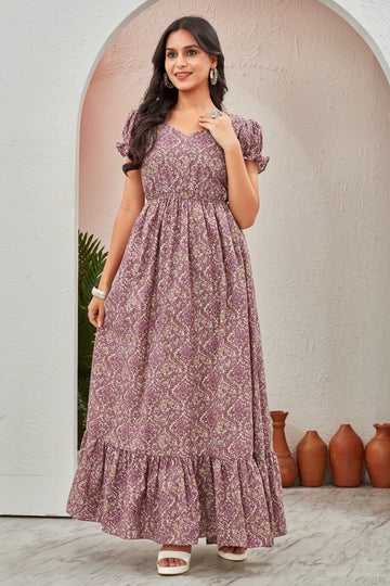 Cotton Printed Gown collection