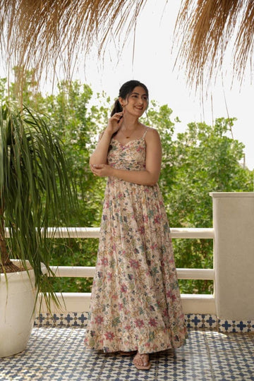 Rayon Printed Gown Collection