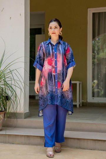 Georgette Silk Fancy Co Ord Set Collection