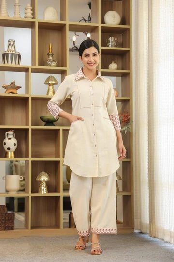 Cotton Flex Western Co Ord Set