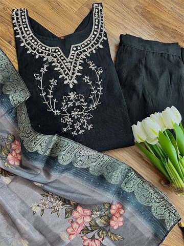 Roman Silk Kurta Set