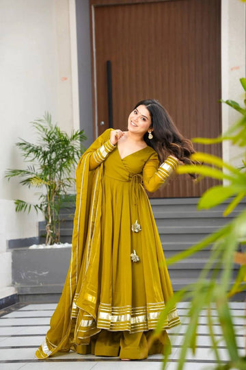 Pure Fox Georgette Gown