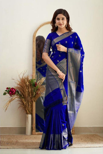 BEAUTIFUL RICH PALLU AND JACQUARD BORDER SAREE