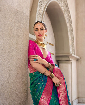 Pure Soft Silk Saree with Rich Zari Woven Pallu – Available in 4 Elegant Shades
