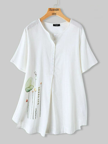 Digital Print Western Tunic Shirts in Premium Rayon