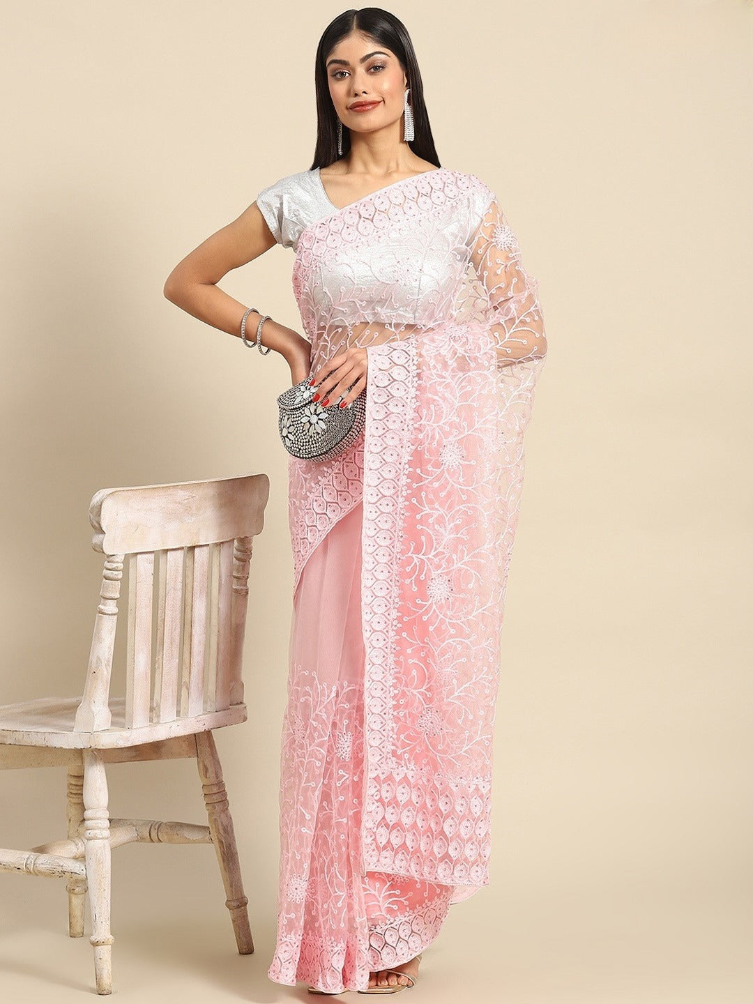 Designer Net Saree Collection