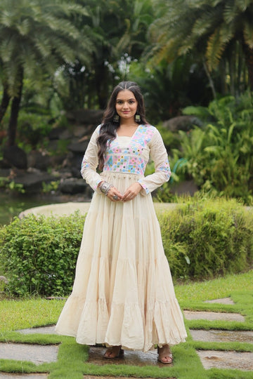 Rayon Designer Fancy Gown Collection