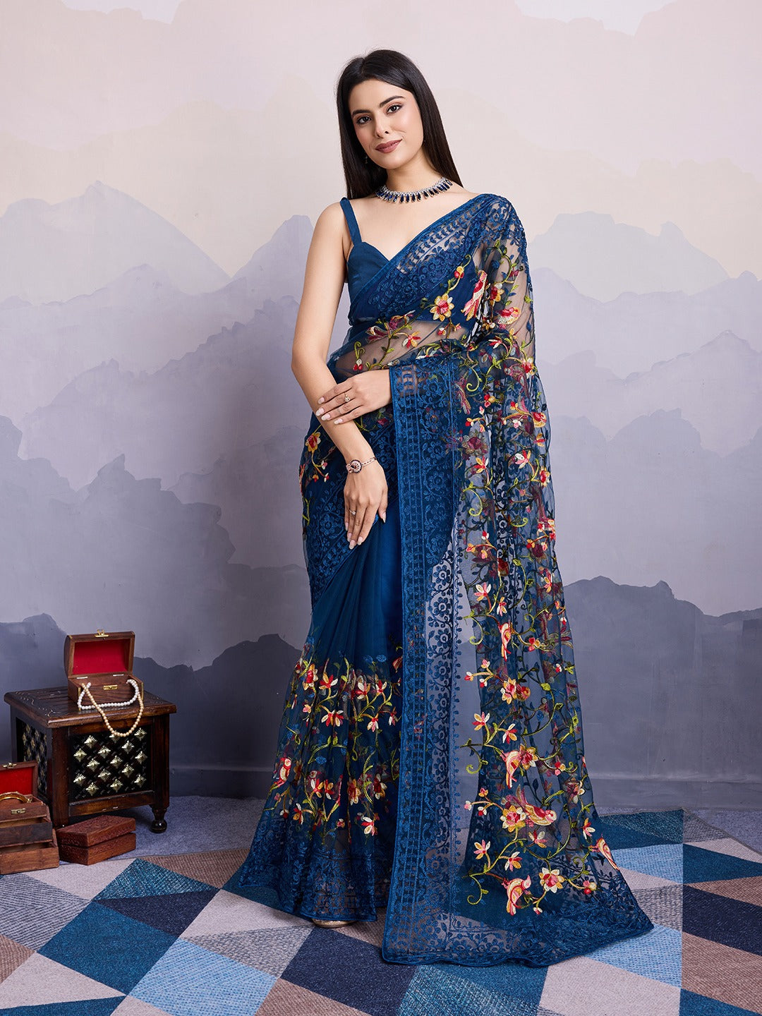 Fancy Net Saree Collection