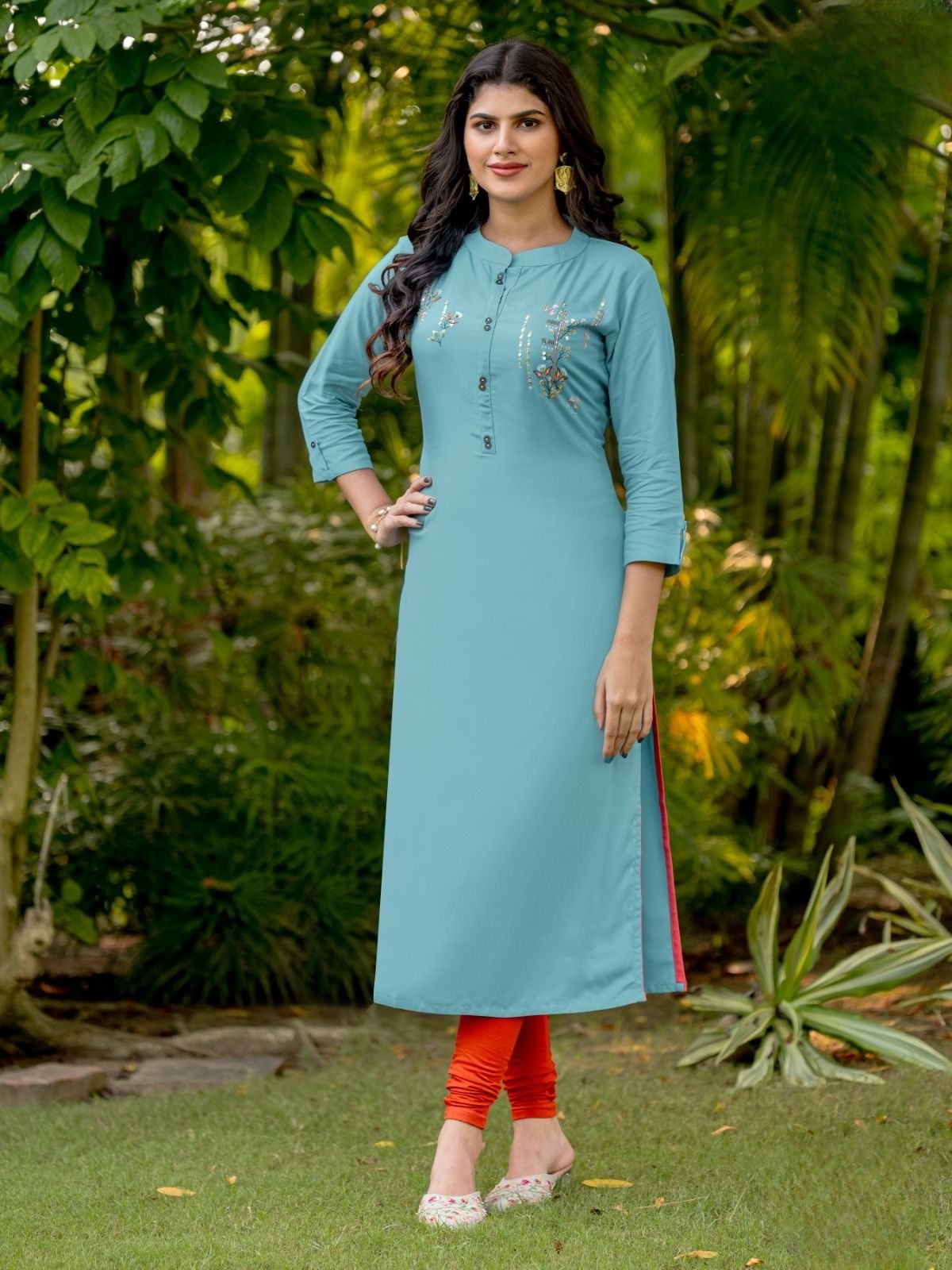 Rayon Fancy Kurti Collection