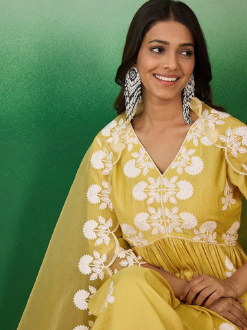 Roman Silk Kurti Bottom With Dupatta