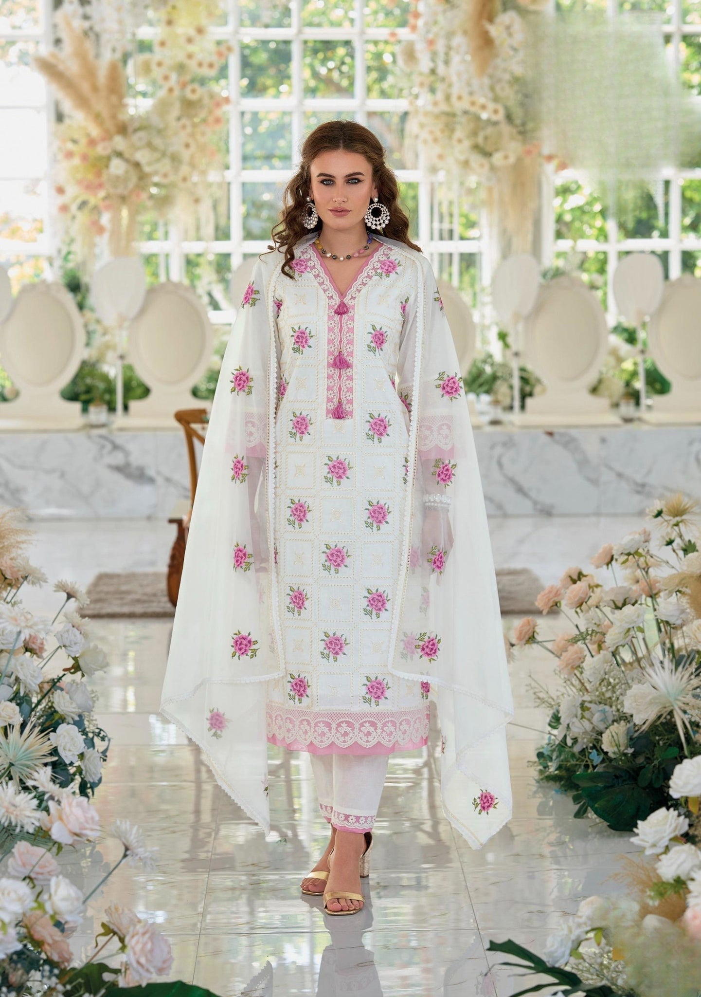 Cotton Top Bottom With Dupatta Collection