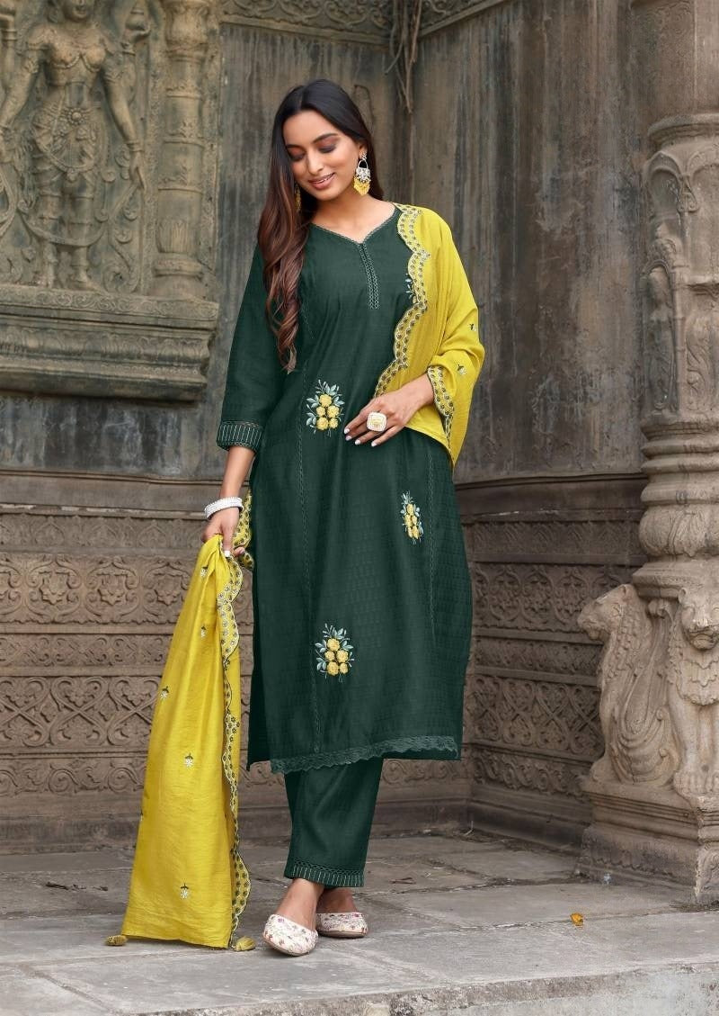 Viscose Weaving Kurti Bottom With Dupatta