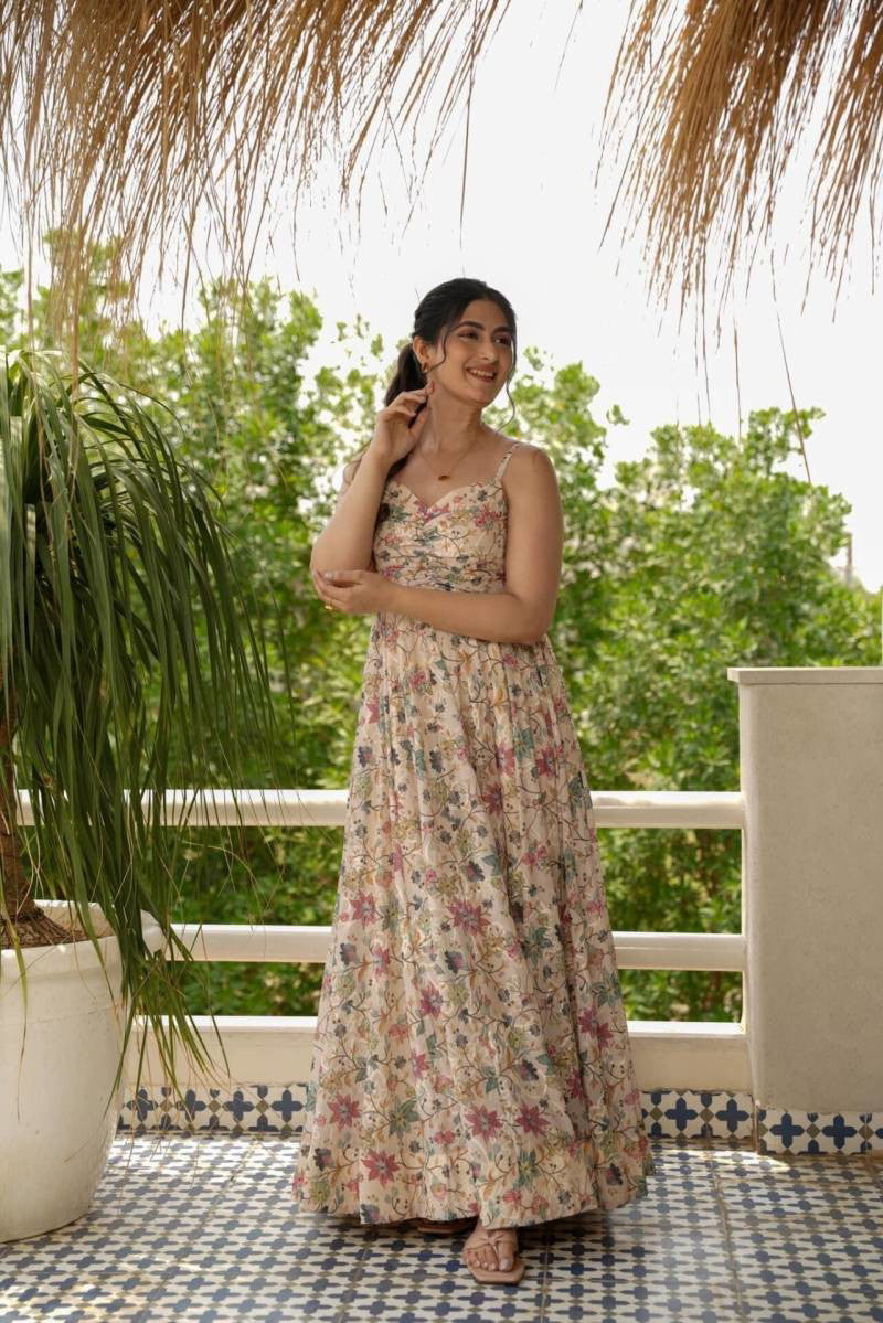 Rayon Printed Gown Collection