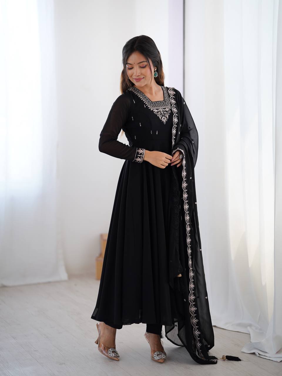 PURE SOFT FOX GEORGETTE ANARKALI