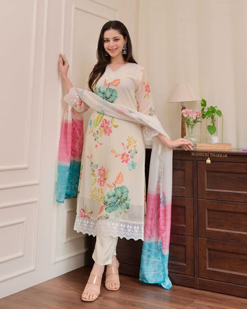 Organza Kurta Set