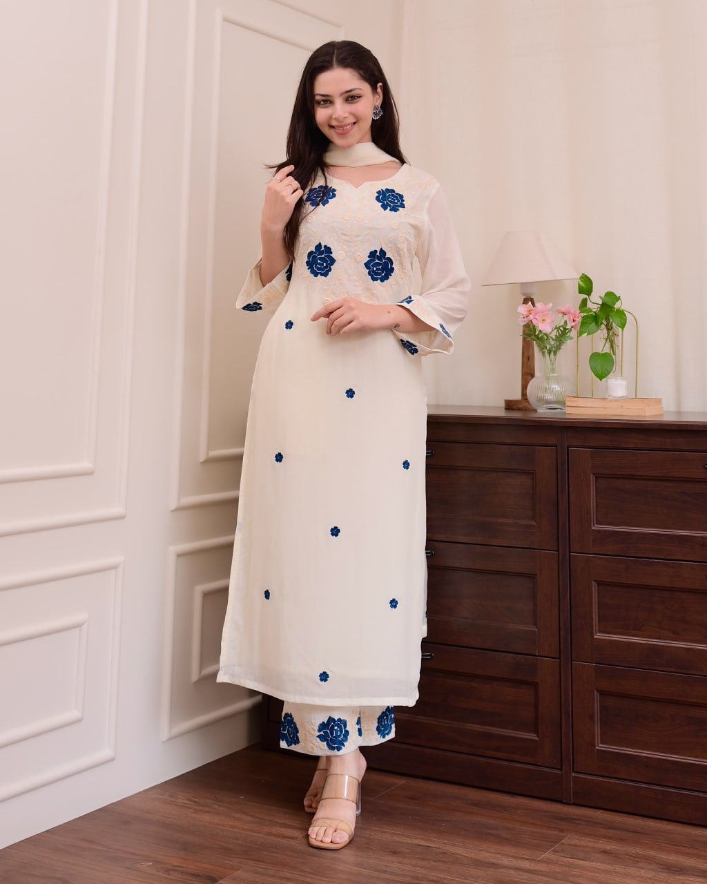 Reyon Kurta Set.