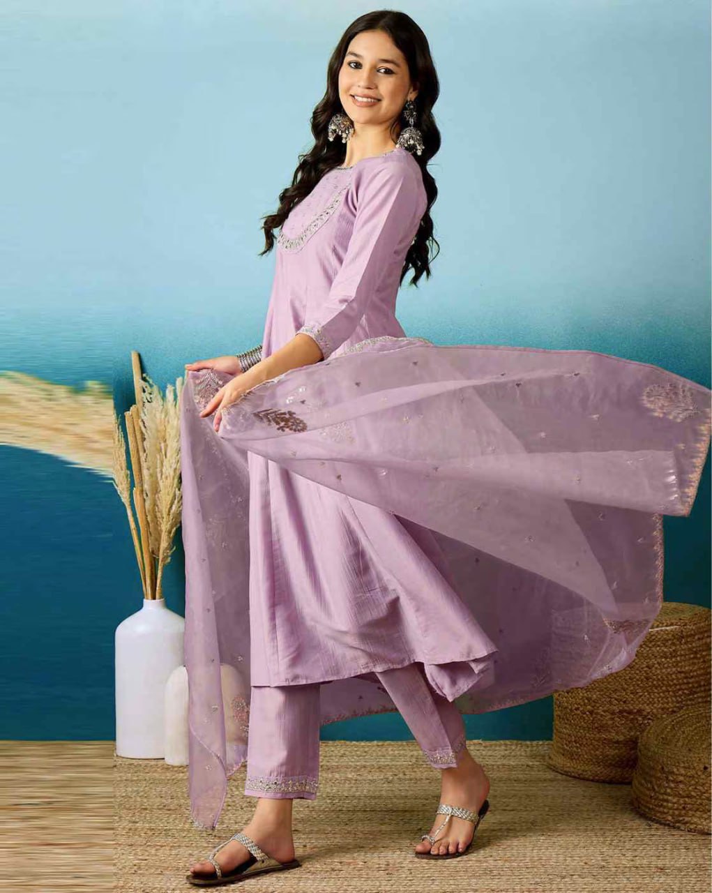 SILK BLEND ANARKALI GOWN COLLECTION