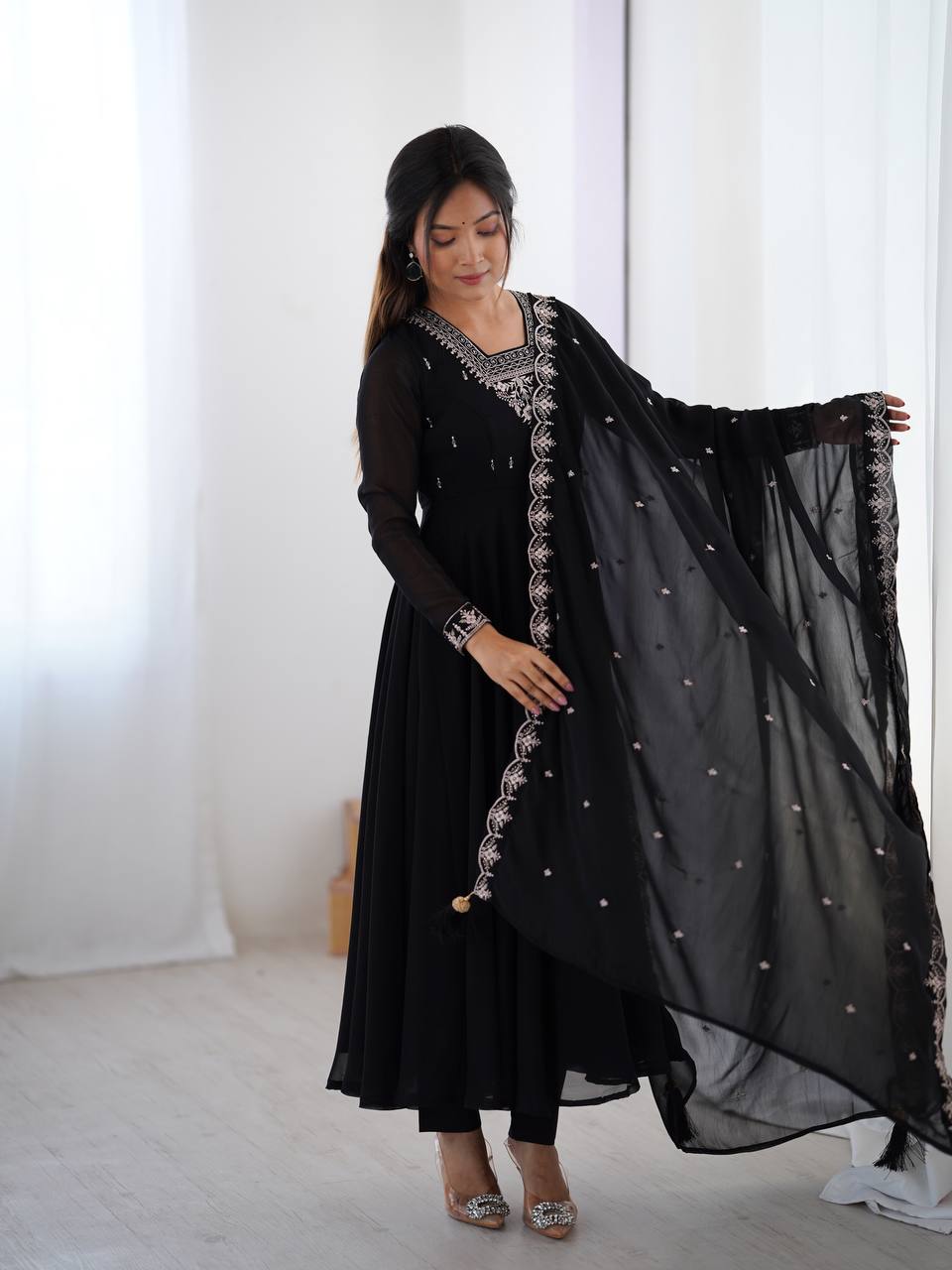 PURE SOFT FOX GEORGETTE ANARKALI