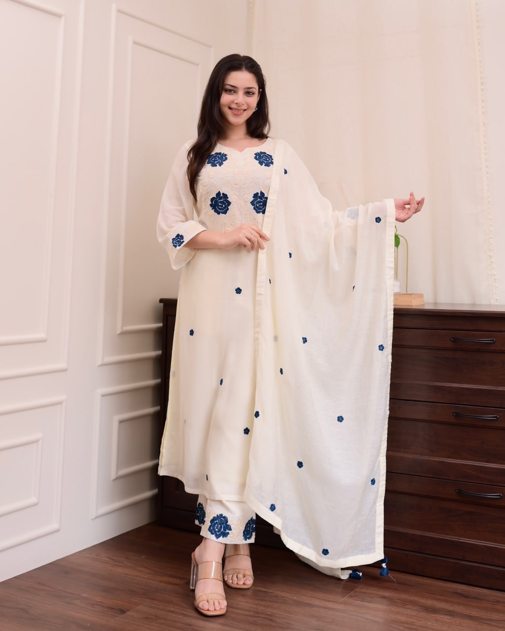 Reyon Kurta Set.