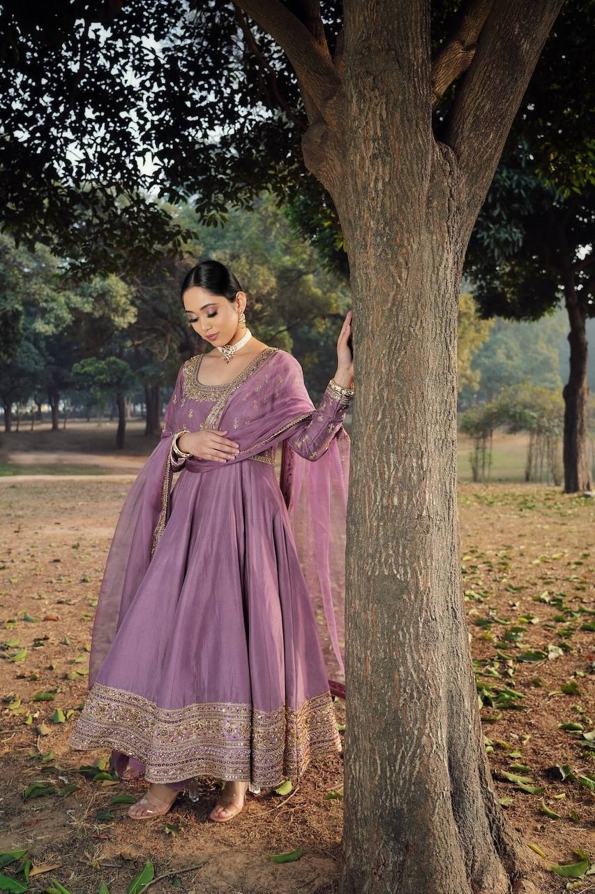 The Opulence Gown – Fully Embroidered with Dupatta