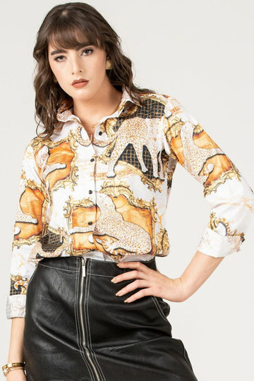 Soft Reyon Top with Collar